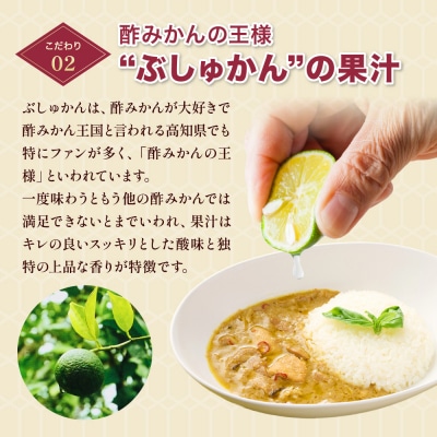 土佐はちきん地鶏グリーンカレー180g×6個セット キャンプ レトルト 本格
