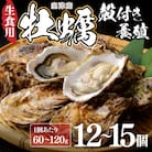 【国産】殻付き牡蠣旅する牡蠣プレミアムオイスター室戸海洋深層水 室津12～15個入り