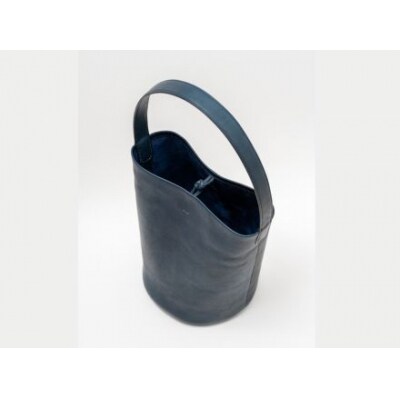 【藍染】ジャパンブルーのBag002(バケツ型バッグ)