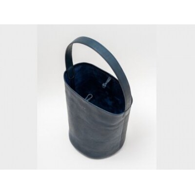 【藍染】ジャパンブルーのBag002(バケツ型バッグ)