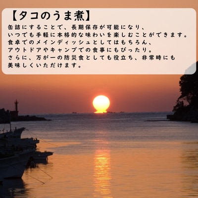 漁師たつ兄のタコのうま煮2缶