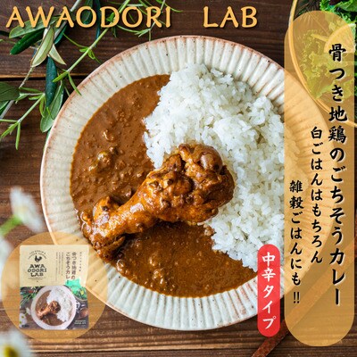 阿波尾鶏骨つき地鶏のごちそうカレー20食