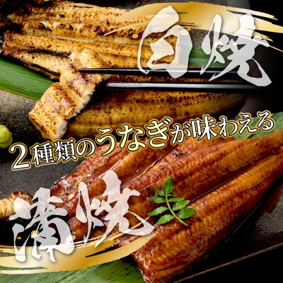 初音の高知県産うなぎ蒲焼きと白焼きセット　鰻