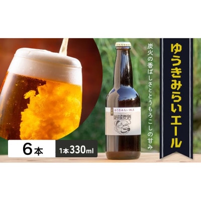 ビール ゆうきみらいエール　330ml×6本