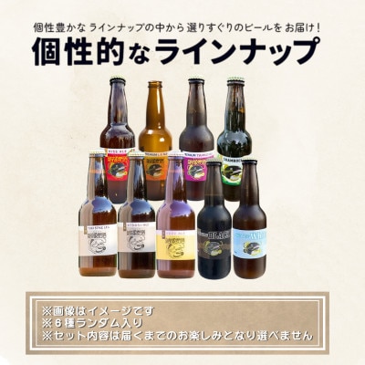 結城麦酒醸造　ビール330ml　お任せ6本セット