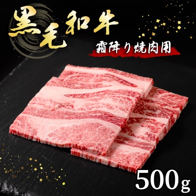 黒毛和牛霜降り焼肉用　500g
