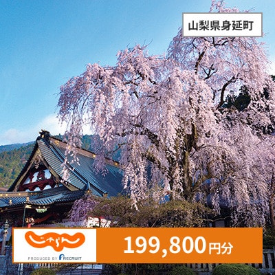 【じゃらんふるさと納税クーポン】 山梨県身延町でつかえる199,800円 クーポン