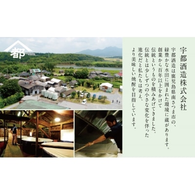 【蔵元直送】宇都酒造 本格芋焼酎 1.8L×3本(霊峰金峰/荒濾過金峰/天文館) 飲み比べ ギフト