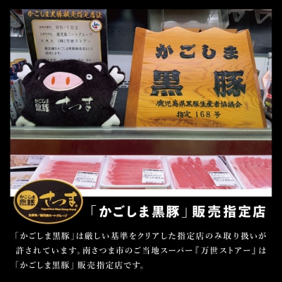 【ブランド黒豚】かごしま黒豚 2種 計600g ローススライス&ロースとんかつ用
