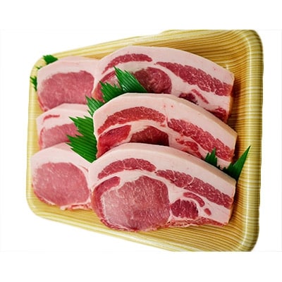 大分県産SPF豚「九重夢ポーク」ロース約1.2kg(約200g×6枚)