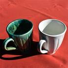 ネーム入りマグカップセット(白・緑)【08021】