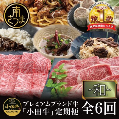 【全6回 プレミアムブランド和牛「小田牛」定期便 (～和～)】 鹿児島県産黒毛和牛
