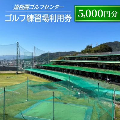 道祖園ゴルフセンターゴルフ練習場利用券【5,000円分】