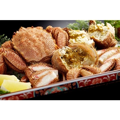 前浜茹で毛がに2尾(約550-600g)