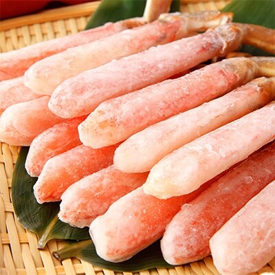 稚内加工の高品質本ずわい蟹かにしゃぶセット400g