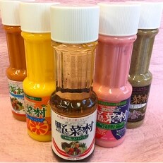 野菜村ドレッシング5種Bセット (各1本すつ)