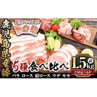 天恵美豚食べ比べセット(1.5kg)