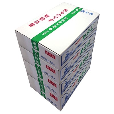 うまネバ ヘルシーめかぶ(100g+タレ付)12個入り×4箱
