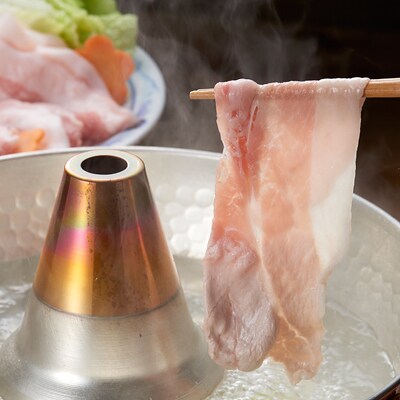 信州飯田のブランド「幻豚」焼しゃぶにもおすすめ! しゃぶしゃぶ用バラ&モモ(合計1kg)セット | ふるさと納税のお礼品