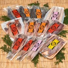 魚鶴上質干物セット 9種18枚