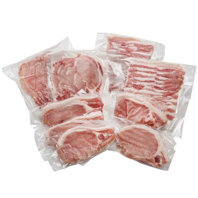 千葉県産豚肉房総オリヴィアポークスライス・切り身セット(ロース・バラ)合計1kg