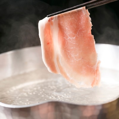 【のし付き】ロースたっぷり!しゃぶしゃぶセット 1.2kg　諫早平野の米で育てた諫美豚(かんびとん)