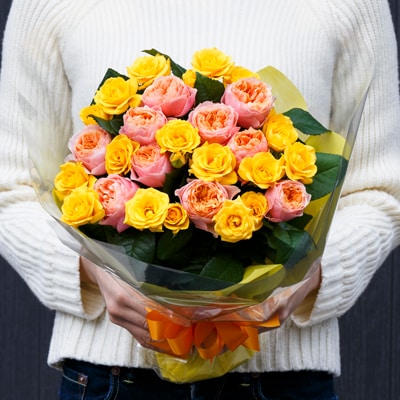 バラの花束　ミックス 20本