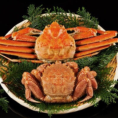 【北海道産】毛がに&【北海】ずわいがに　各500g