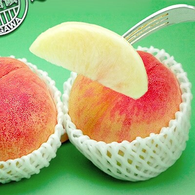 香川県の桃<滴る果汁とあふれる果肉が自慢>大玉の桃2kgセット