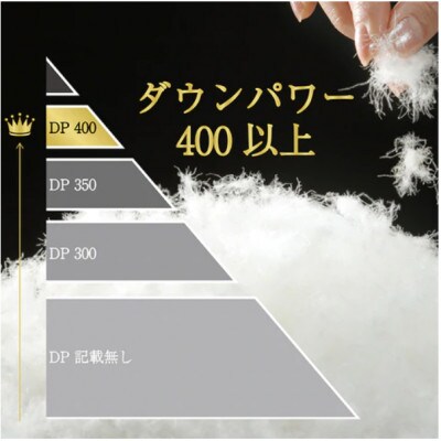 ベッド用羽毛掛けふとん　シングルサイズ　バニラ【越後ふとん】