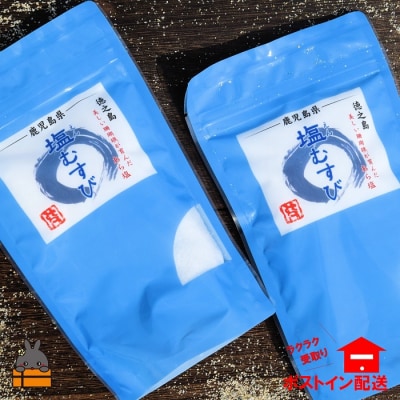 ～珊瑚礁が育んだ恵み～徳之島の自然そのままの塩(2袋)【ポストイン配送】