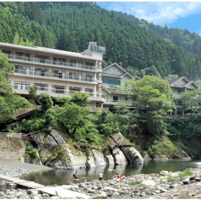 《日帰り|檜コース》月ヶ谷温泉 月の宿ふるさと御膳 & 入浴 ペアチケット　1組2名様　温泉お食事付