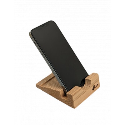 上勝杉 木製 スマホスタンド　幅9cm×奥行き8.5cm×高さ3cm