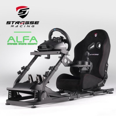 STRASSE ALFA レーシングコックピット シート付き(キッズ対応)