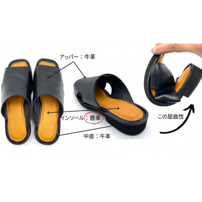 WRAP SANDALS/ラップサンダル　 キャメル×ブラック　26(26.0～26.5cm)