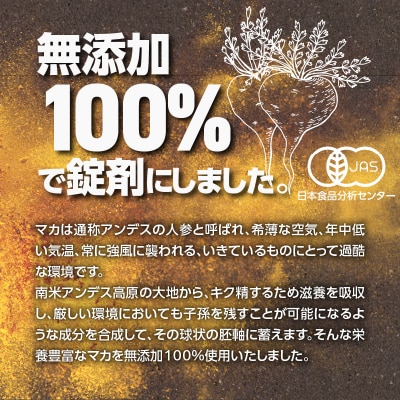 山本漢方の無添加マカ粒100%(90日分×2袋)[027Y02]