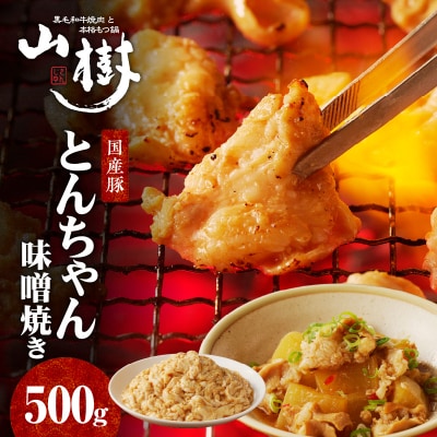 山樹の国産とんちゃん味噌焼き(500g)[047R24]