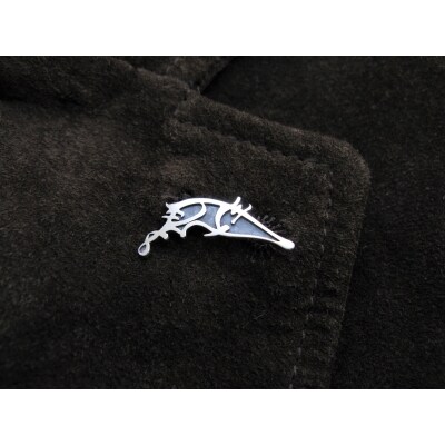 織田信長公　麒麟の花押ブローチ(小)[016K03]