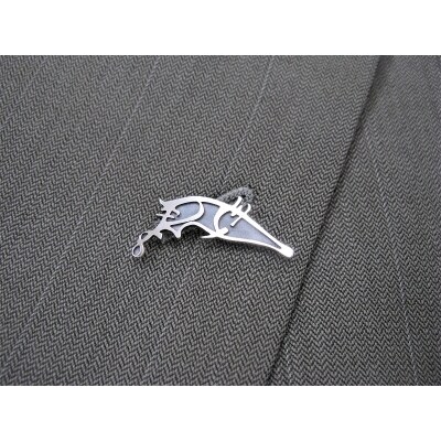 織田信長公　麒麟の花押ブローチ(大)[016K04]