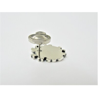 織田信長公 揚羽蝶家紋ブローチ[016K13]