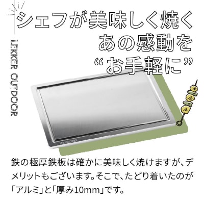 Aluminium Plate Duo アルミプレート デュオ　A4サイズ[040K18]