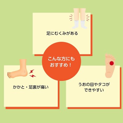 糖尿病用靴下「らくした」 (1)婦人用(22～24cm)・ブラック [030M10-01]