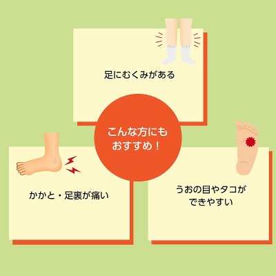 糖尿病用靴下「らくした」 (2)婦人用(22～24cm)・ベージュ [030M10-02]