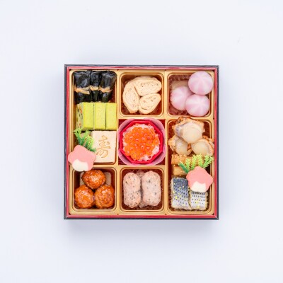 12/30・31配送 千賀屋おせち「おもいやり」和風三段重 3人前 全38品 [035S02]