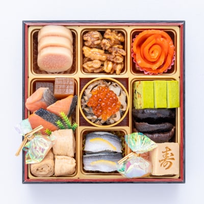 12/30・31配送 千賀屋おせち料理「祝華千」和風三段重 3人前 全41品 [035S03]