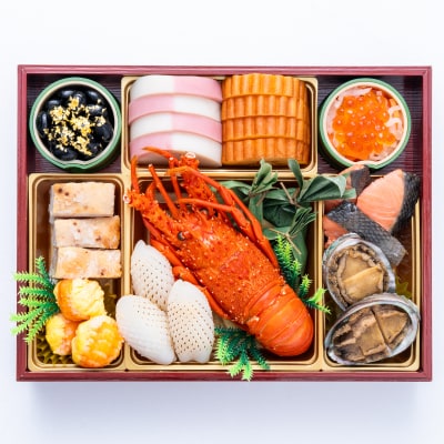 【早期限定寄附額】千賀屋おせち料理「慶福」和風三段重 3～4人前 全34品 [035S07]