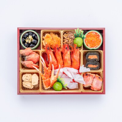 12/30・31配送 千賀屋おせち「慶福」和風三段重 3～4人前 全35品 [035S07]