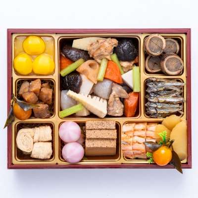 【早期限定寄附額】千賀屋おせち料理「慶福」和風三段重 3～4人前 全34品 [035S07]