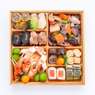 【早期限定寄附額】千賀屋おせち料理「慶壽」和風三段重　4～5人前 全41品 [035S08]