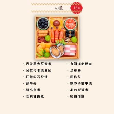 【早期限定寄附額】千賀屋おせち料理「にほんばれ」和風三段重 3人前 全34品 [035S10]